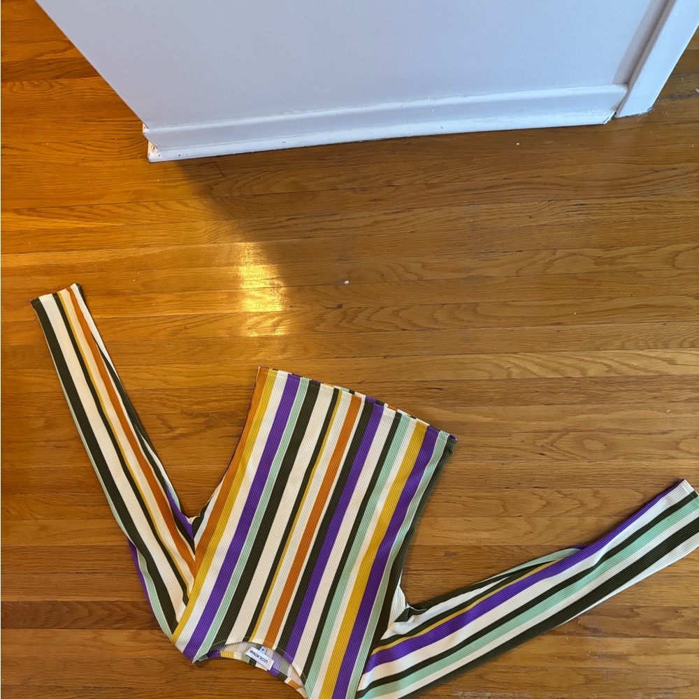Striped Top | Toronto Slow-Fashion Designer | Size Small - Picture 4 of 7